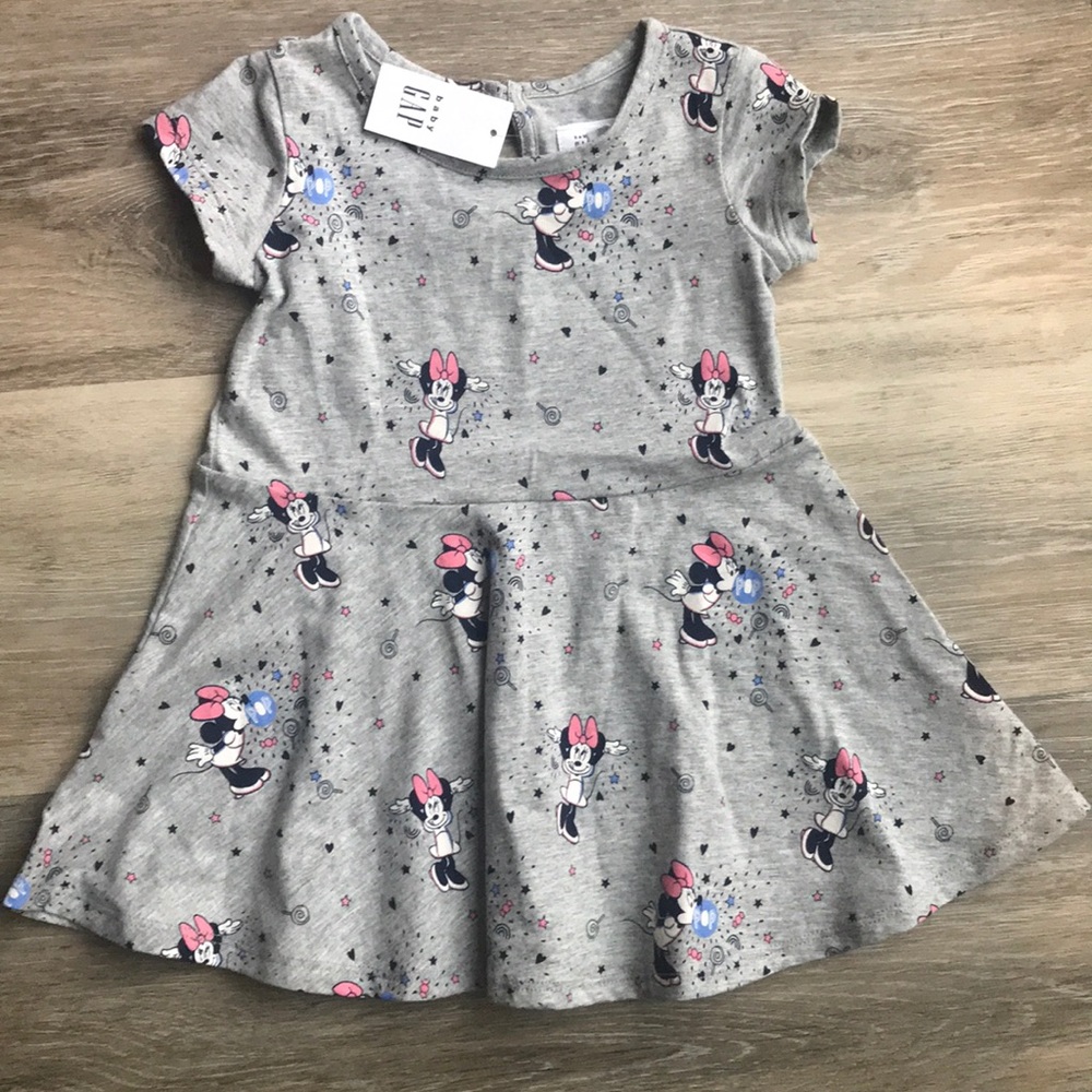 NWT Kids Gap Disney Minnie Mouse Dress